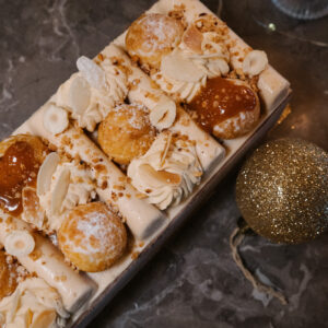 Bûche glacée Paris-Brest